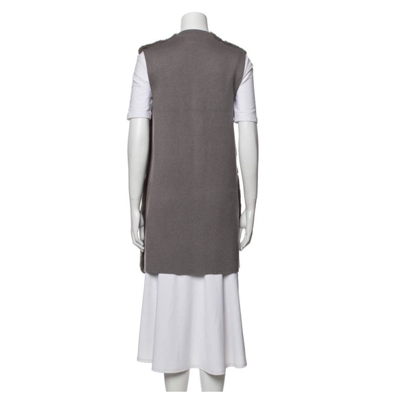 D.Exterior Rabbit Fur Vest in Gray Women Size M - Picture 5 of 15